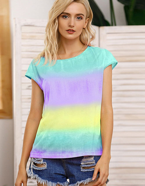 Load image into Gallery viewer, Ivy Lane Tie Dye Round Neck Short Sleeve Tee
