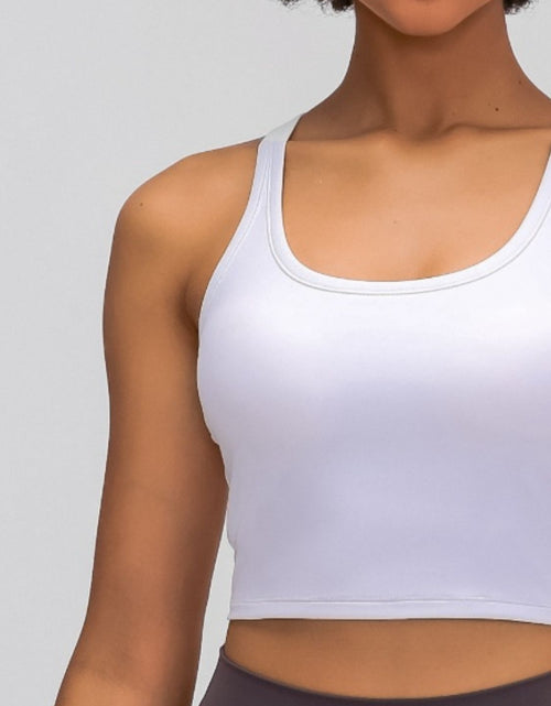 Load image into Gallery viewer, Millennia Scoop Neck Active Tank with Detachable Chest Pads
