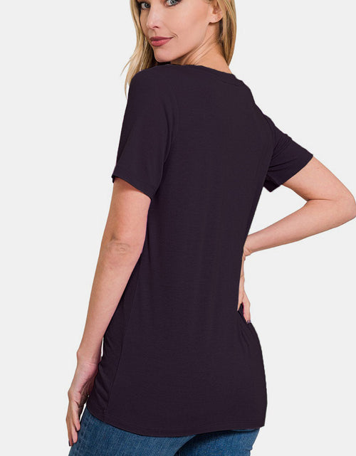Load image into Gallery viewer, Zenana V-Neck Short Sleeve T-Shirt
