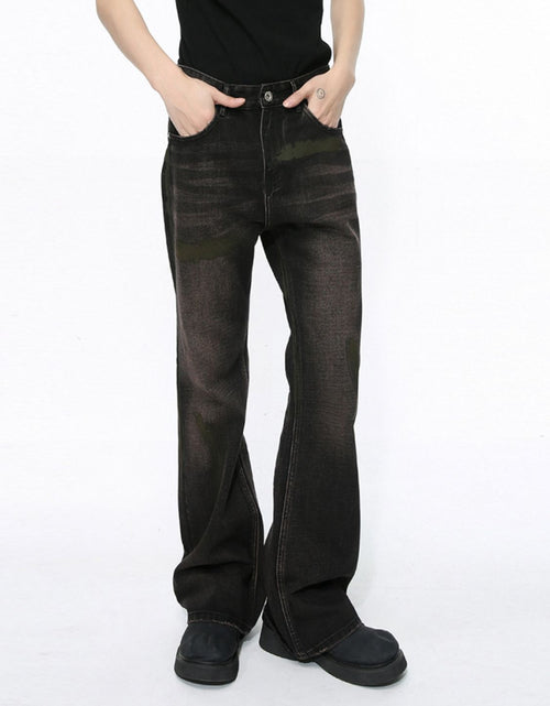 Load image into Gallery viewer, Men's Clean Fit Bootcut Jeans with Pockets

