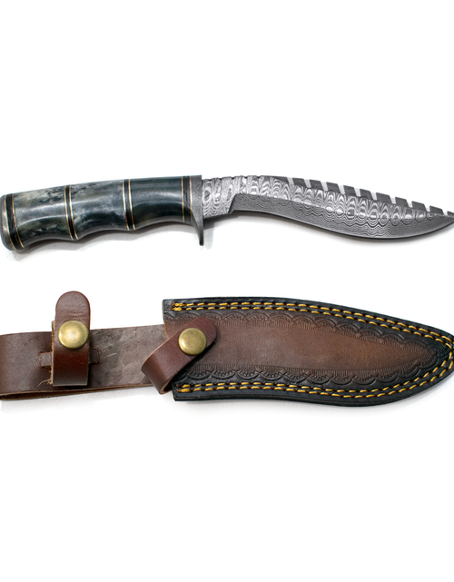 Load image into Gallery viewer, Damascus Steel Compact Kukri by Titan International Knives
