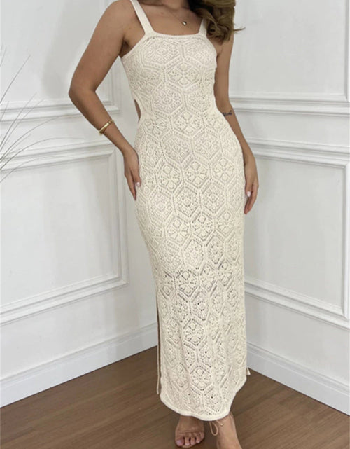 Load image into Gallery viewer, Cutout Side Slit Maxi Tank Dress
