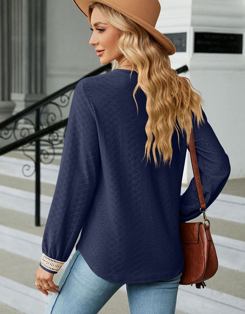 Load image into Gallery viewer, V-Neck Long Sleeve Blouse
