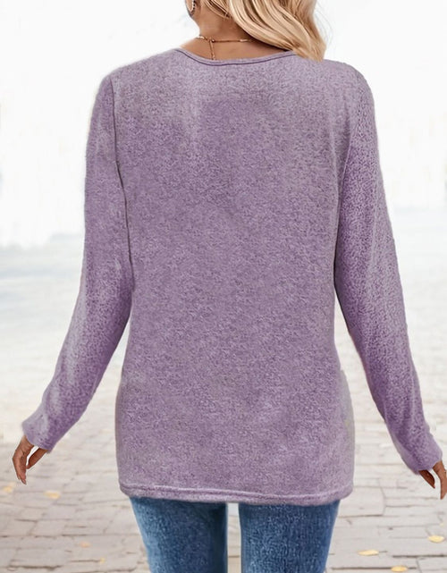 Load image into Gallery viewer, Square Neck Long Sleeve T-Shirt
