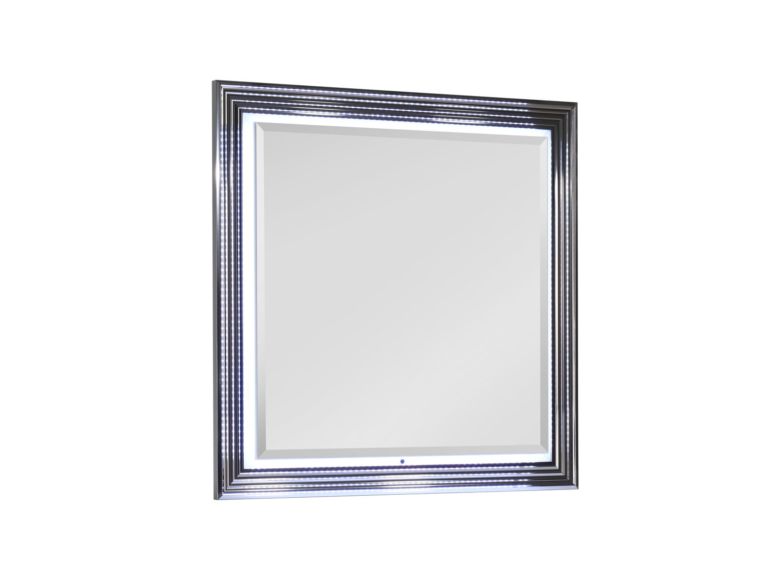 Moon - Smooth Mirror With LED - White by Couch.com