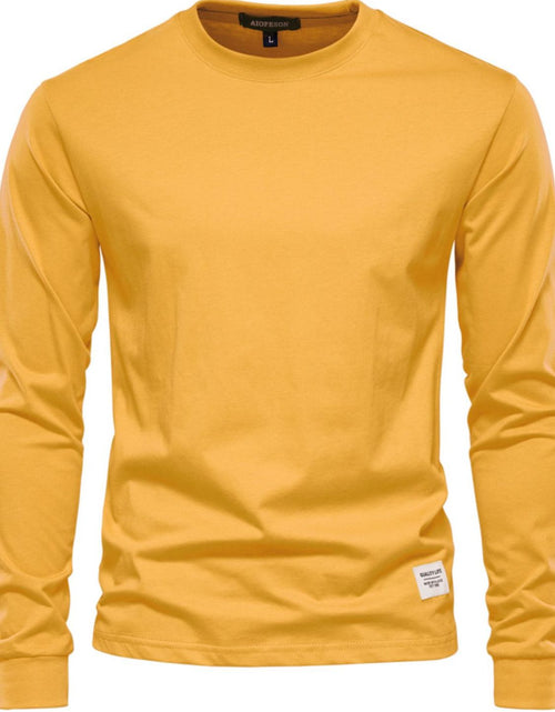 Load image into Gallery viewer, Men's Full Size Round Neck Long Sleeve T-Shirt Plus Size
