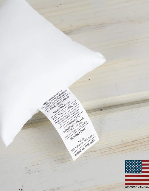 Load image into Gallery viewer, 6x6 | Square Angel Hair Insert | Indoor Outdoor Down Alternative Hypoallergenic Pillow Insert | Quality Insert | Premium Insert by UniikPillows
