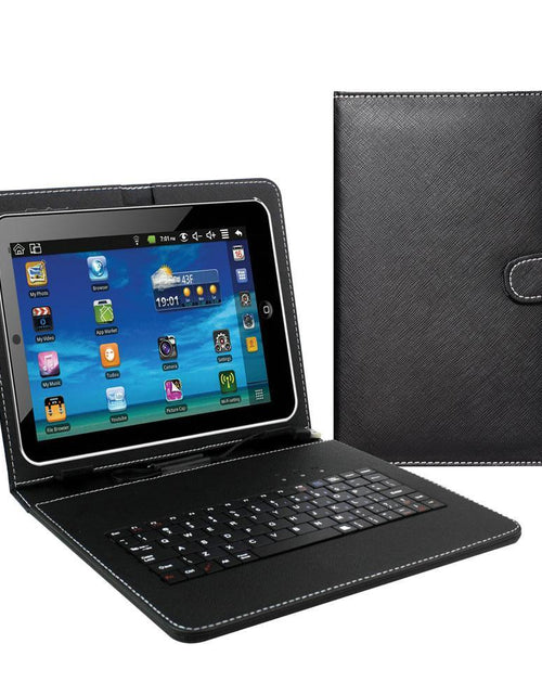 Load image into Gallery viewer, 7" Tablet Keyboard and Case - Black
