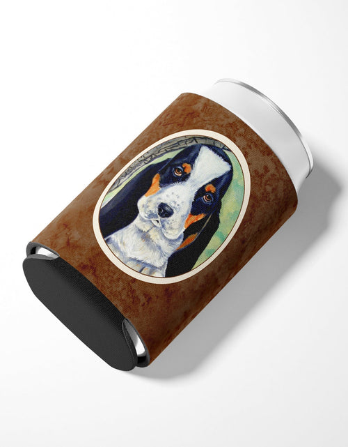 Load image into Gallery viewer, Basset Hound on the branch Can or Bottle Hugger 7002CC by Caroline's Treasures
