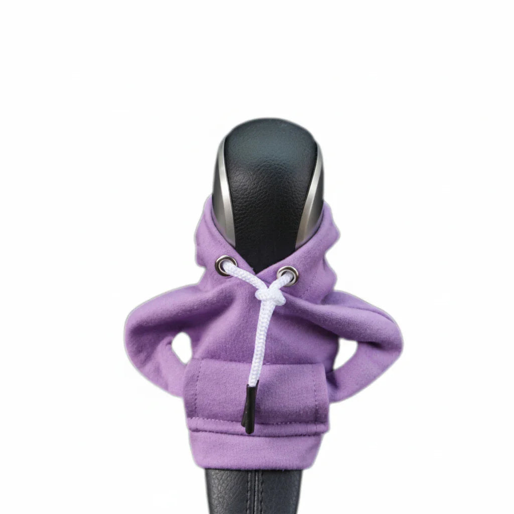 Car Gear Shift Cover Mini Hoodie Gear Shift Cover for Car Shifter Interior Trim