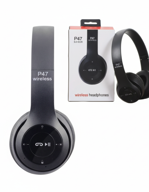 Load image into Gallery viewer, Wireless Bluetooth 5.0 Headphones Headset Over-Ear FM Radio MIC Foldable TF Card
