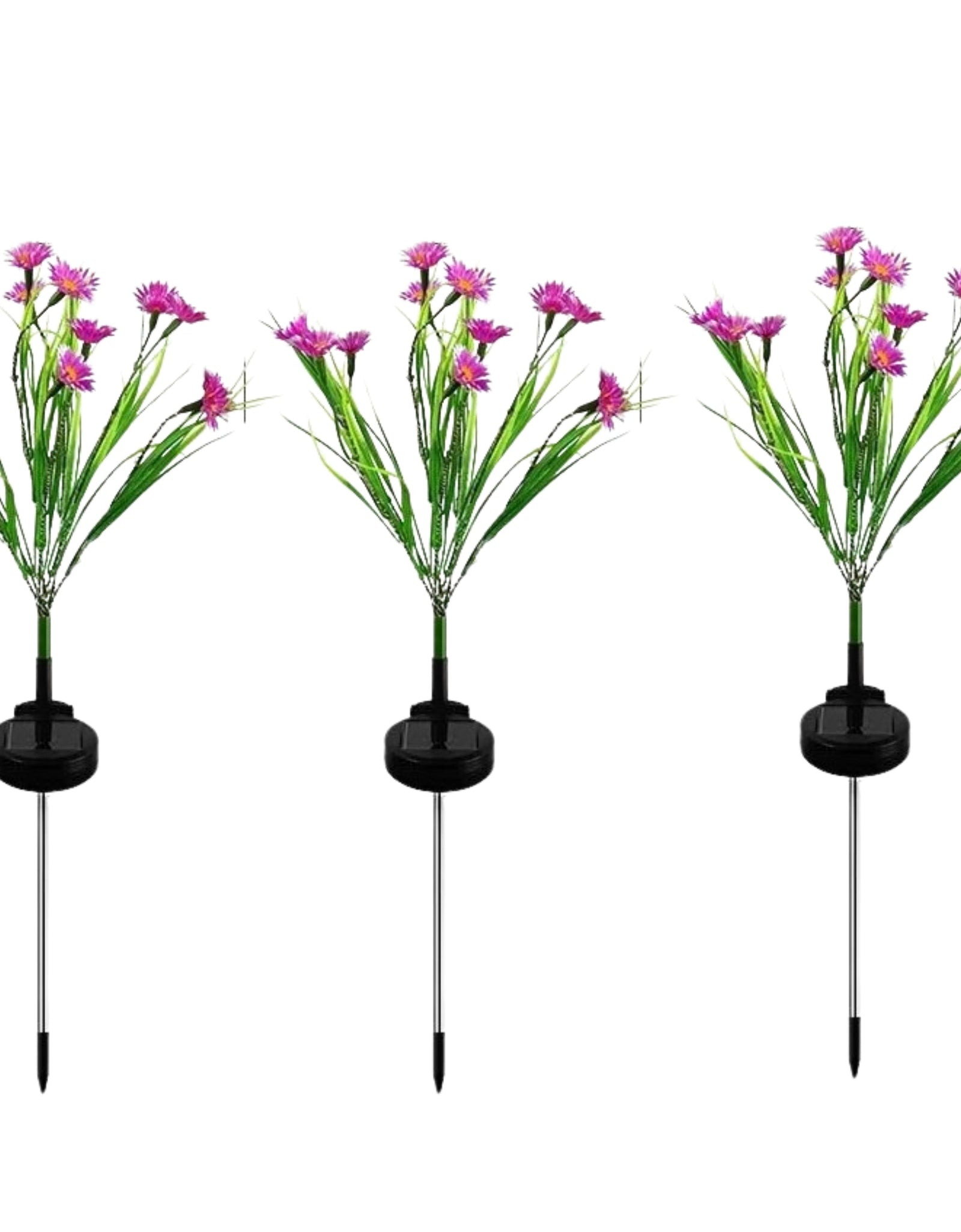 Solar Garden Lights LED Flower Stake Lamp Outdoor Yard Waterproof Patio Decor