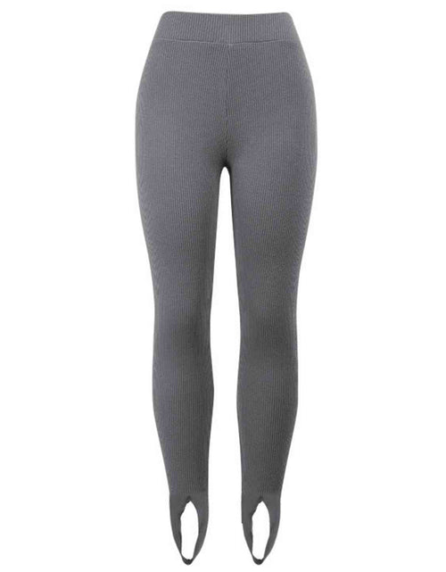 Load image into Gallery viewer, Ribbed Mid Waist Leggings
