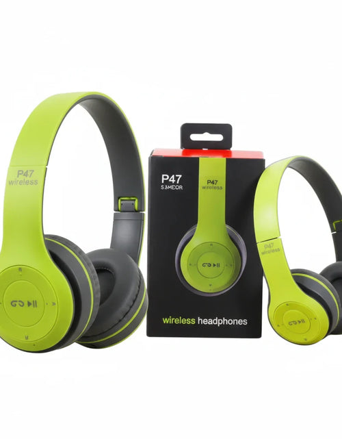 Load image into Gallery viewer, Wireless Bluetooth 5.0 Headphones Headset Over-Ear FM Radio MIC Foldable TF Card
