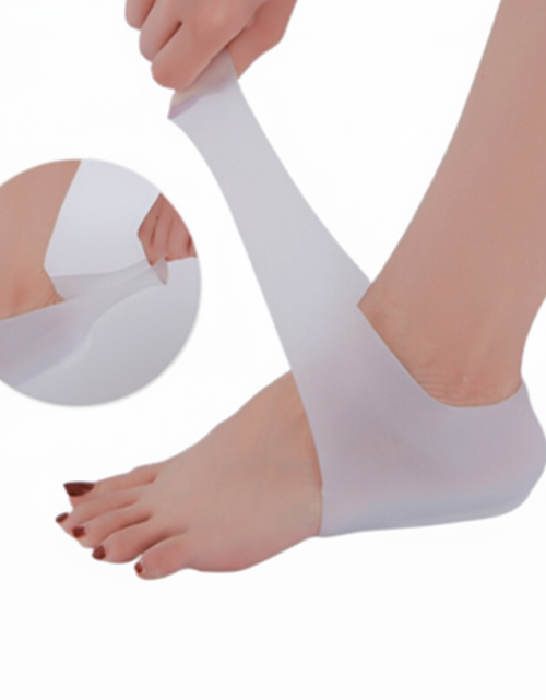 Load image into Gallery viewer, Concealed Footbed Enhancers Invisible Height Increase Silicone Insoles Pads USA
