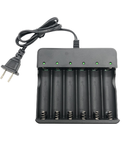 Li-ion Lithium Smart Charger 3.7V 2 4 6 Slot For 16340/14500/26650 RCR123 USA A+