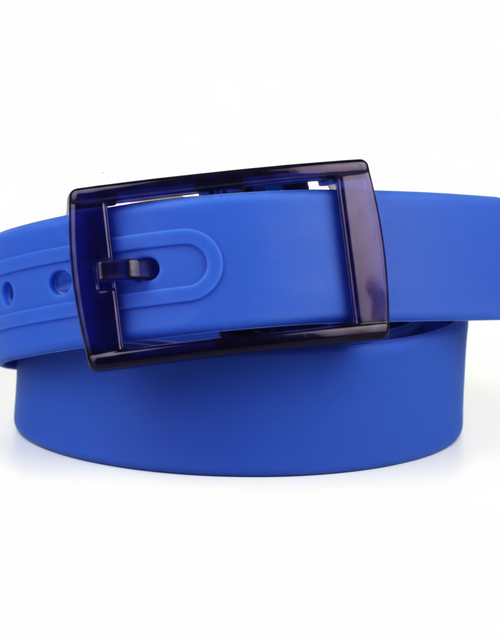 Load image into Gallery viewer, Adjustable Cut to Fit Rubber Plastic Jelly Silicone Casual Belt With Buckle USA
