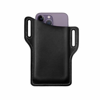 Load image into Gallery viewer, Men Cell Phone Belt Pack Bag Loop Waist Holster Pouch Case Leather Wallet Cover
