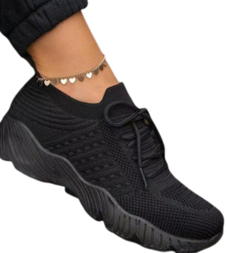 Womens Running Trainers Ladies Sneakers Slip On Walking Gym Comfy Fashion Shoes