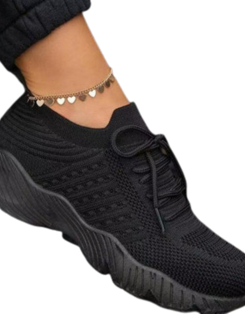 Load image into Gallery viewer, Womens Running Trainers Ladies Sneakers Slip On Walking Gym Comfy Fashion Shoes
