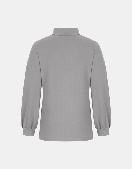 Load image into Gallery viewer, Full Size Mock Neck Long Sleeve T-Shirt
