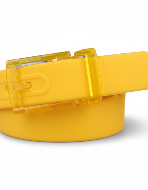 Load image into Gallery viewer, Adjustable Cut to Fit Rubber Plastic Jelly Silicone Casual Belt With Buckle USA
