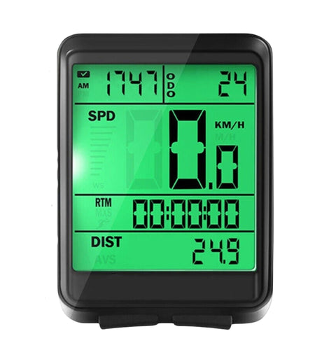 Bike Bicycle Speedometer Cycle Digital Odometer Computer Waterproof LCD Wireless