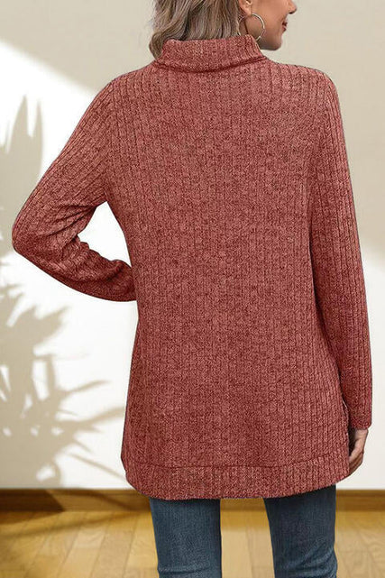 Load image into Gallery viewer, Turtleneck High Low Top
