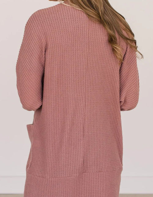 Load image into Gallery viewer, Open Front Long Sleeve Cover Up

