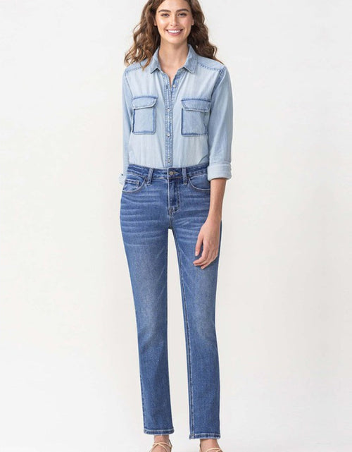 Load image into Gallery viewer, Lovervet Full Size Maggie Midrise Slim Ankle Straight Jeans
