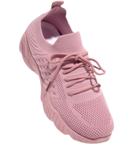 Womens Running Trainers Ladies Sneakers Slip On Walking Gym Comfy Fashion Shoes