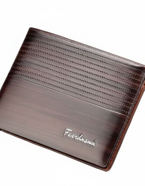 Load image into Gallery viewer, Men's Bifold Leather Credit ID Card Holder Wallet Billfold Purse Clutch Billfold
