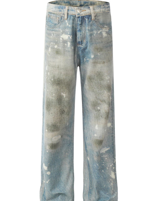 Load image into Gallery viewer, Men's Waste Soil Style Straight Leg Jeans

