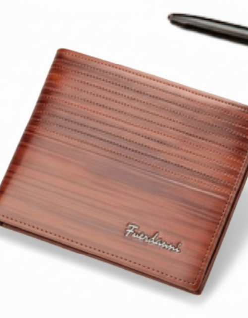 Load image into Gallery viewer, Men's Bifold Leather Credit ID Card Holder Wallet Billfold Purse Clutch Billfold

