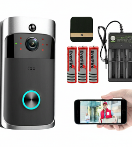 Smart Wireless WiFi Video Doorbell Phone Door Ring Intercom Security Camera Bell