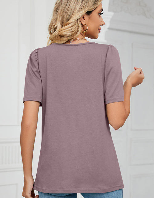Load image into Gallery viewer, Square Neck Short Sleeve T-Shirt
