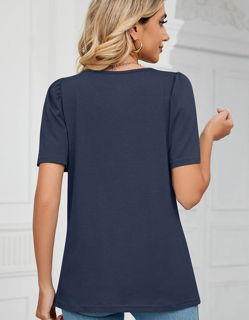 Load image into Gallery viewer, Square Neck Short Sleeve T-Shirt
