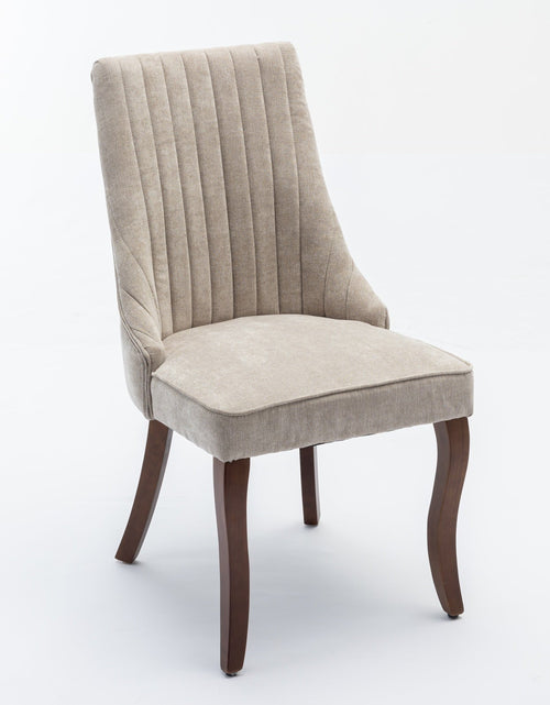 Load image into Gallery viewer, Set of 2 Rayon Cloth Flocking Linen Dining Chairs by Blak Hom
