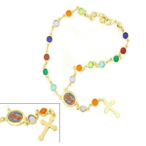 Load image into Gallery viewer, 14k God Filled Multi Color Nino Bracelet
