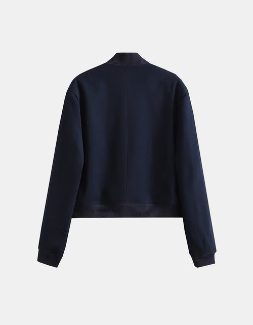 Load image into Gallery viewer, Pocketed Snap Down Baseball Collar Jacket
