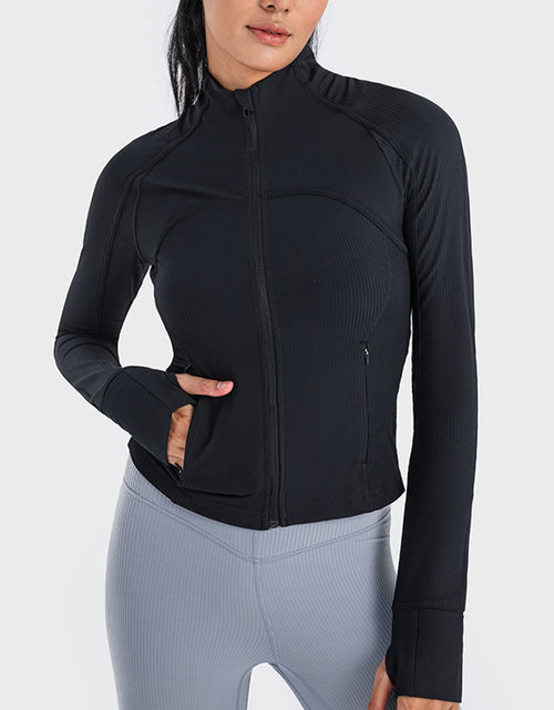 Load image into Gallery viewer, Millennia Zip-Up Long Sleeve Sports Jacket
