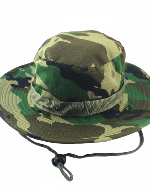 Load image into Gallery viewer, Wide Brim Sun Hat UV Protection Bucket Cap For Hiking Camping Fishing Safari Men
