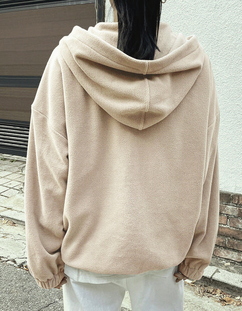 Load image into Gallery viewer, Mountain Quarter Zip Long Sleeve Hoodie
