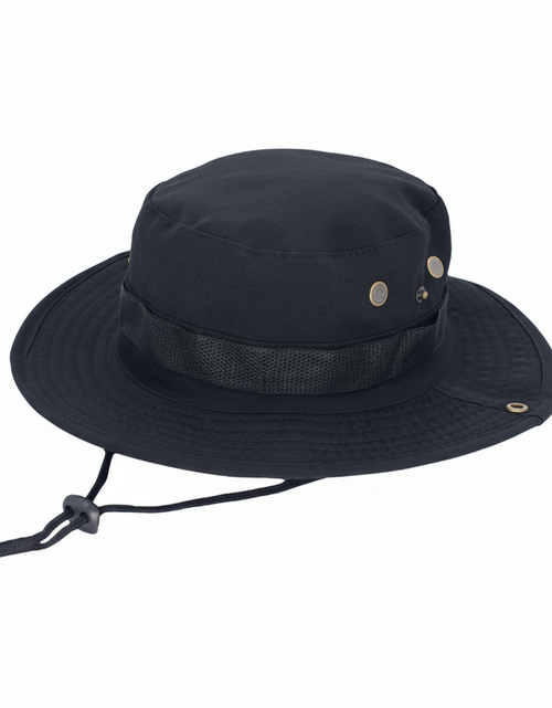 Load image into Gallery viewer, Wide Brim Sun Hat UV Protection Bucket Cap For Hiking Camping Fishing Safari Men
