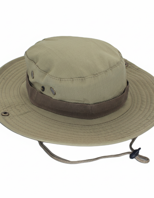 Load image into Gallery viewer, Wide Brim Sun Hat UV Protection Bucket Cap For Hiking Camping Fishing Safari Men

