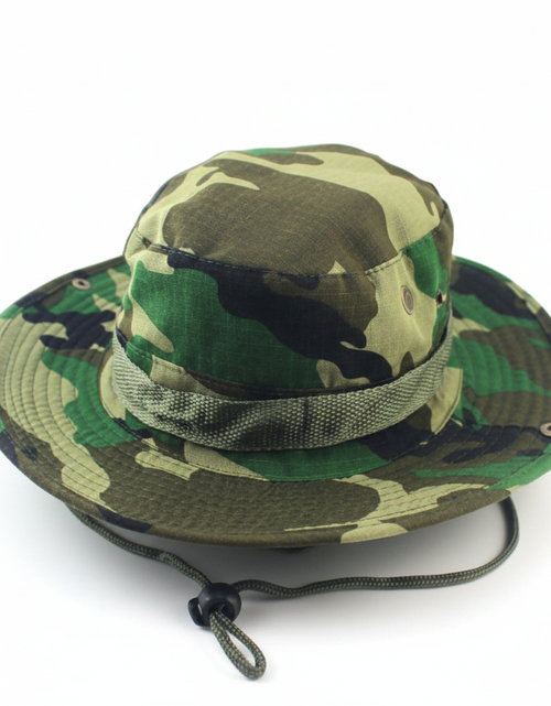 Load image into Gallery viewer, Wide Brim Sun Hat UV Protection Bucket Cap For Hiking Camping Fishing Safari Men
