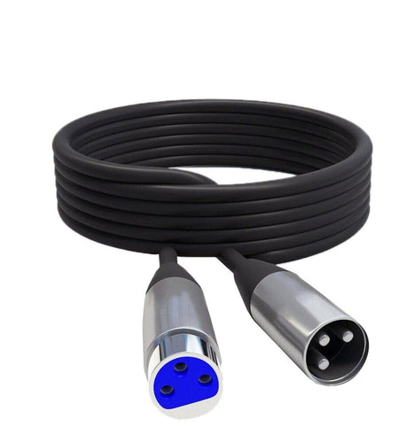 XLR Microphone MIC 3-Pin Male To Female Cable Cord Connector Extension Shielded