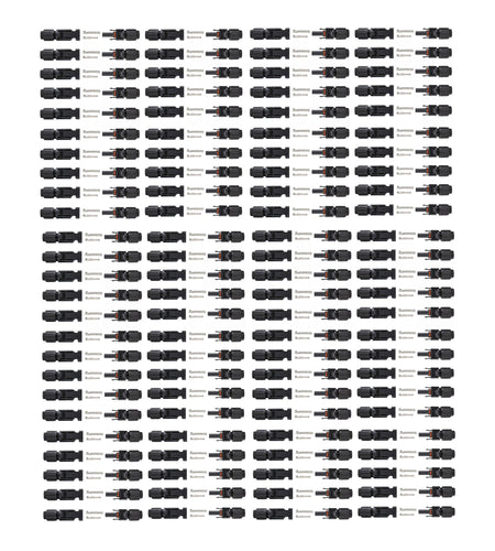 10/20/50/100/200 Pairs Male Female Solar Cable Connectors For DIY Solar Panel US