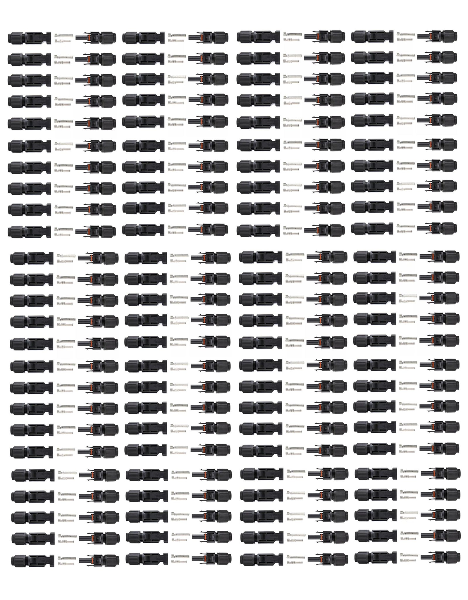 10/20/50/100/200 Pairs Male Female Solar Cable Connectors For DIY Solar Panel US