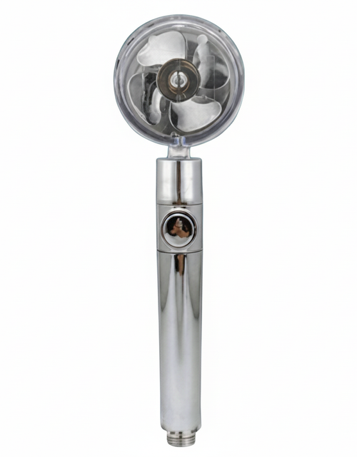 Load image into Gallery viewer, High Pressure Shower Head Adjustable 360° Rotation Turbine Water Saving Shower
